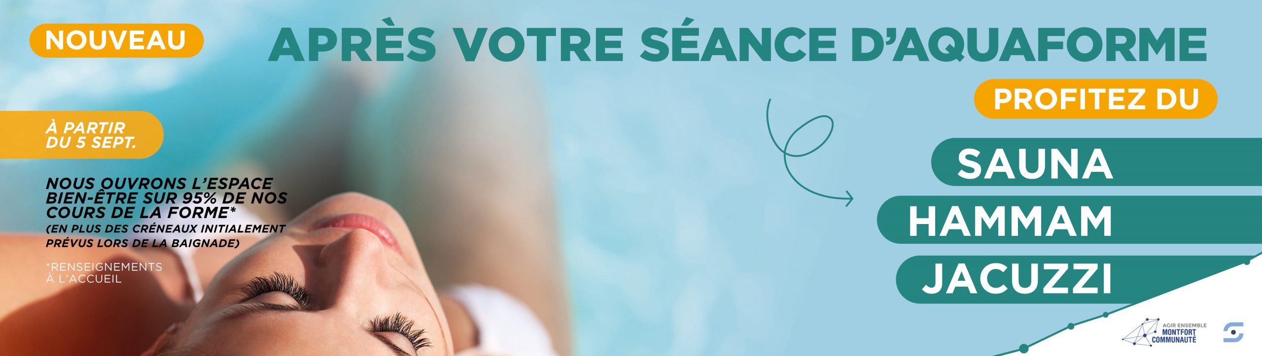 NOUVEAU APRÈS VOTRE SÉANCE D'AQUAFORME